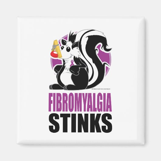 Fibromyalgie stinkt magneet (Voorkant)