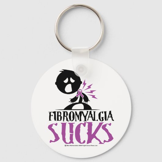 Fibromyalgie Sucks Sleutelhanger (Voorkant)