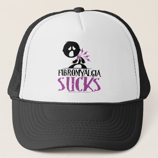 Fibromyalgie Sucks Trucker Pet (Voorkant)