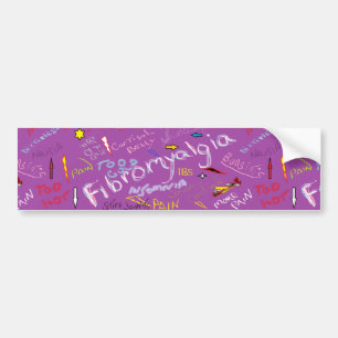 Fibromyalgie Symptomen Bumpersticker