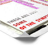 Fibromyalgie Symptomen poster (Hoek)