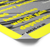 fibromyalgie symptomen poster (Hoek)