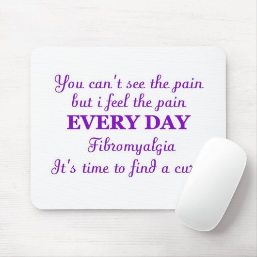 Fibromyalgie - tijd om te genezen muismat (Met muis)