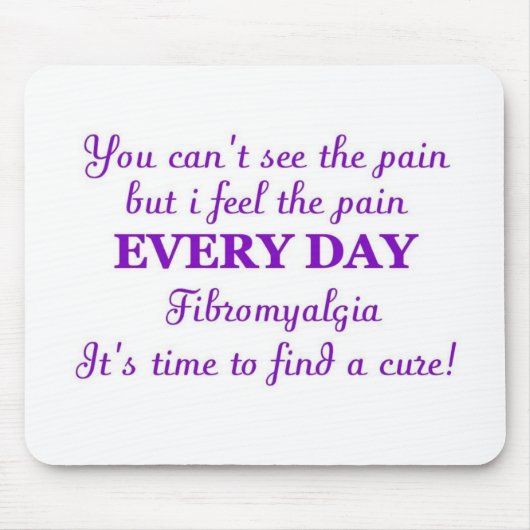 Fibromyalgie - tijd om te genezen muismat (Voorkant)