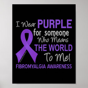 Fibromyalgie voor iemand die de wereld wil poster