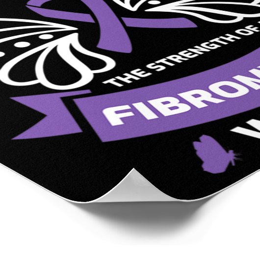 Fibromyalgie Warrior Awareness Poster (Hoek)