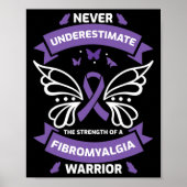Fibromyalgie Warrior Awareness Poster (Voorkant)