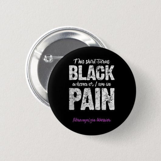 Fibromyalgie Warrior Chronische Pijn Fibro Awarene Ronde Button 5,7 Cm (Voorkant /achterkant)