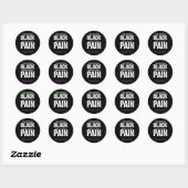 Fibromyalgie Warrior Chronische Pijn Fibro Awarene Ronde Sticker (Vel)