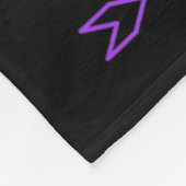 Fibromyalgie Warrior Chronische ziekte Bewustzijn Fleece Deken (Hoek)