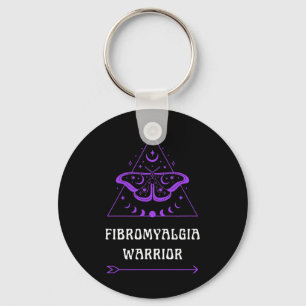 Fibromyalgie Warrior Chronische ziekte Bewustzijn  Sleutelhanger