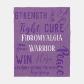 Fibromyalgie Warrior deken (Voorkant)
