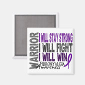 Fibromyalgie Warrior Magneet (Voorkant / Achterkant)