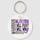 Fibromyalgie Warrior Sleutelhanger (Voorkant)