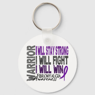 Fibromyalgie Warrior Sleutelhanger