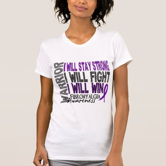 Fibromyalgie Warrior T-shirt (Voorkant)