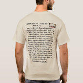 Fibromyalia Fog - Fibro Fog T-shirt (Achterkant)