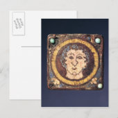 Fibula met het gezicht van een jong man briefkaart (Voorkant / Achterkant)