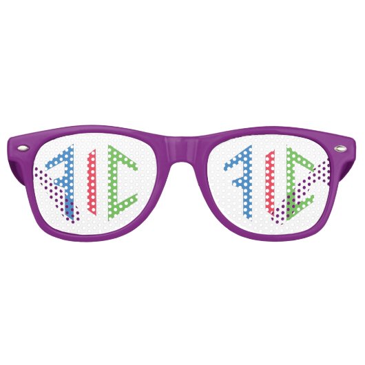 FIC ADulente partijschaduwen Retro Zonnebril (Voorkant)