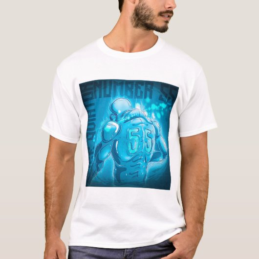 FIC "Ice Aviator Number 55" volwassen T-shirt (Voorkant)