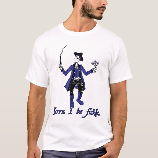 Fickle Pirate - Blue T-shirt (Voorkant)