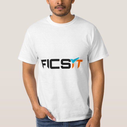 FICSIT Satisfactory T-shirt (Voorkant)
