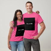 Fictie (witte tekst) t-shirt (Unisex)