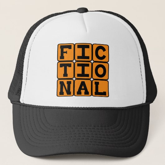 Fictief, Denkbeeldig Trucker Pet (Voorkant)