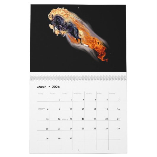 fictief jaar kalender (Mar 2026)