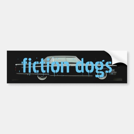 fictiehonden bumpersticker (Voorkant)