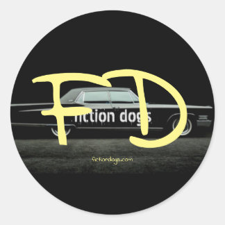 fictiehonden rond stickers