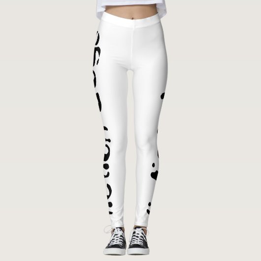 fictiehonden yoga broek leggings (Voorkant)