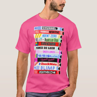 Fictieve Seinfeld VHS Stack T-shirt
