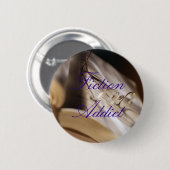 Fiction Addict Ronde Button 5,7 Cm (Voorkant /achterkant)