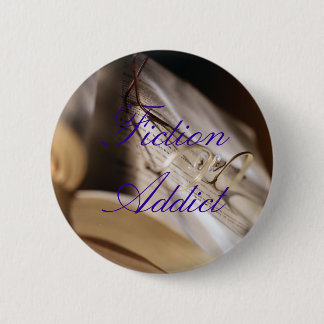 Fiction Addict Ronde Button 5,7 Cm