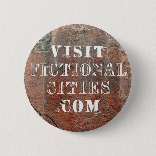 Fictional Cities wandbadge Ronde Button 5,7 Cm (Voorkant)