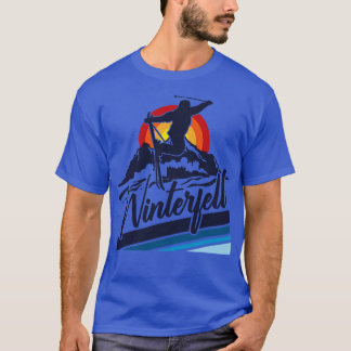 Fictionele skigebieden t-shirt
