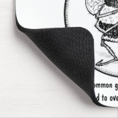 FICTS "Bee Stretching" Mousepad Muismat (Hoek)