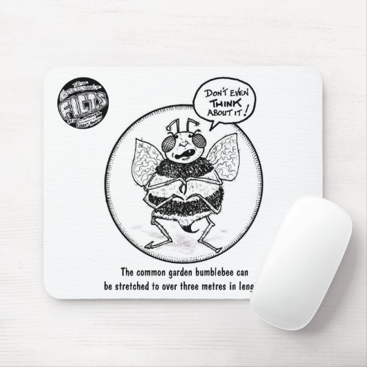 FICTS "Bee Stretching" Mousepad Muismat (Met muis)