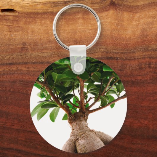Ficus Ginseng Sleutelhanger (Voorkant)