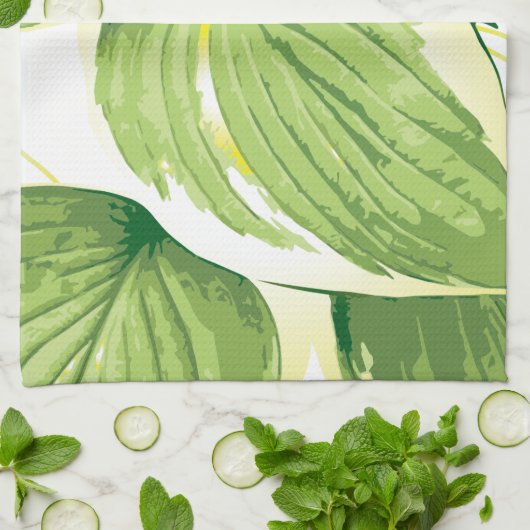 Ficus Plant 2 Theedoek (Gevouwen)