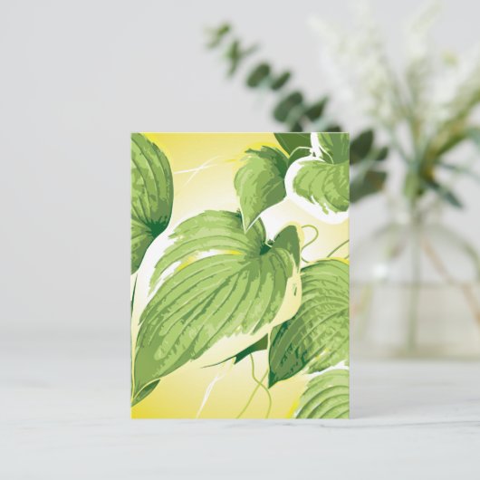Ficus Plant 4 Briefkaart (Staand voorkant)
