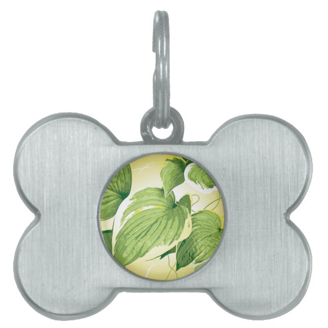 Ficus Plant 4 Huisdieren Naamplaatje (voorkant)
