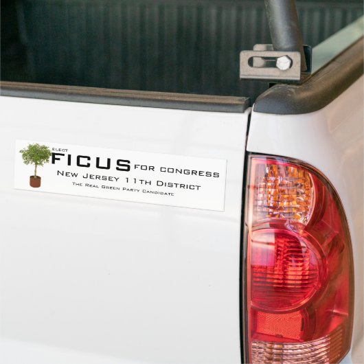 FICUS, voor congres Bumpersticker (Op Truck)