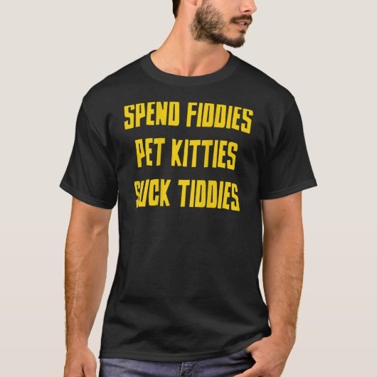 Fiddies-Katten op achterzijde doorgeven T-shirt (Voorkant)
