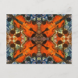 Fiddle4 Briefkaart Horizontale Sjabloon