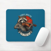 Fiddle Around And Find Out Music Raccoon Fiddle Fu Muismat (Met muis)