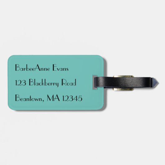 Fiddle Bagagelabel (Achterkant horizontaal)