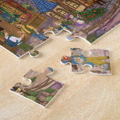 Fiddle Faddle Falls Nieuwjaarsdag Legpuzzel (Zijkant)