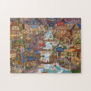 Fiddle Faddle Falls Nieuwjaarsdag Legpuzzel